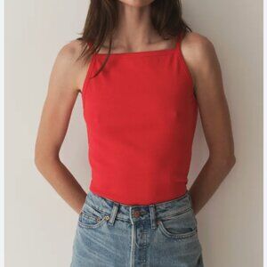 Doen Angie Tank in Scarlet